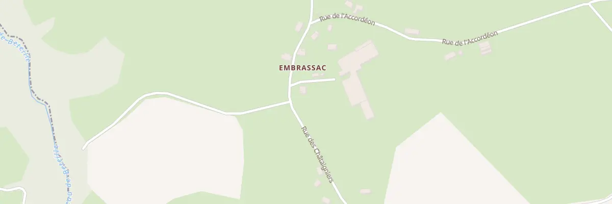 Plan du 6 Rue des Chataigniers à Jaleyrac