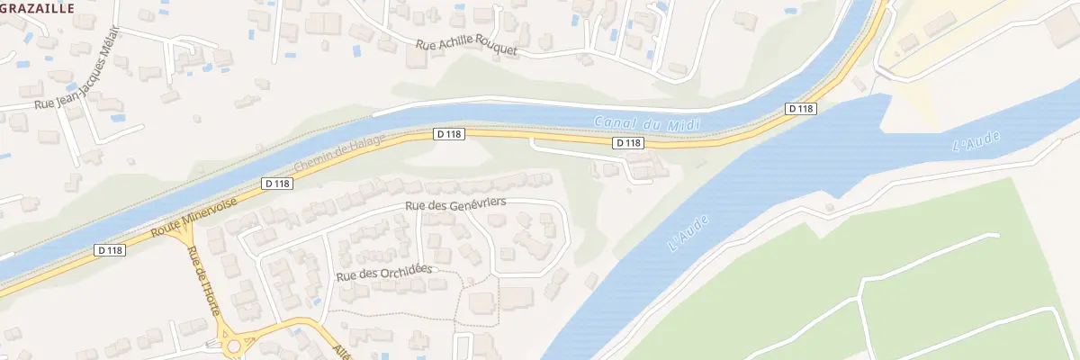 Plan du 51 Rue des Genévriers à Carcassonne