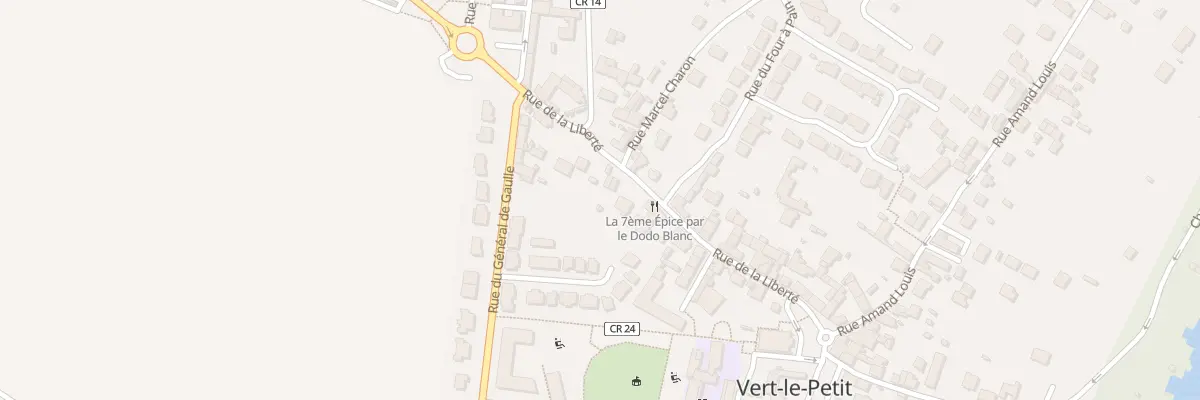 Plan du 25 Rue de la Liberté à Vert-le-Petit