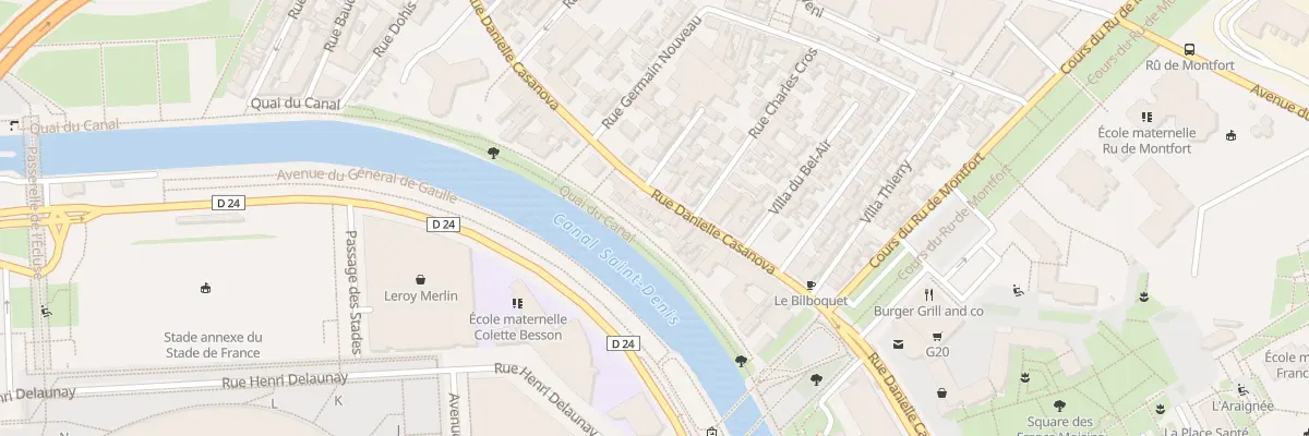 Plan du 96 Rue Danielle Casanova à Saint-Denis