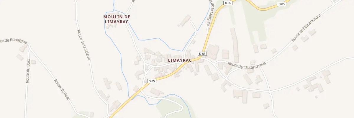 Plan du 5207 Limayrac à Colombiès