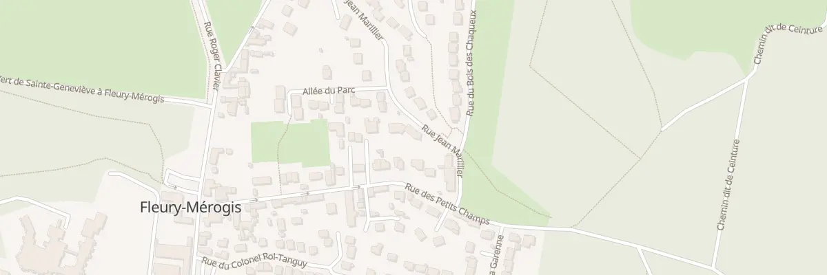 Plan du 33 Rue Jean Marillier à Fleury-Mérogis