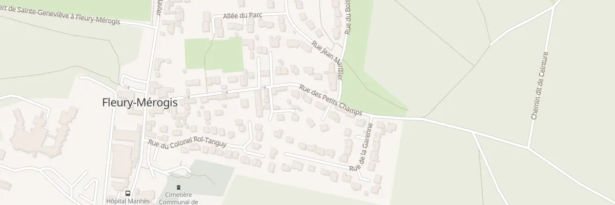Plan du 21 Rue des Petits Champs à Fleury-Mérogis