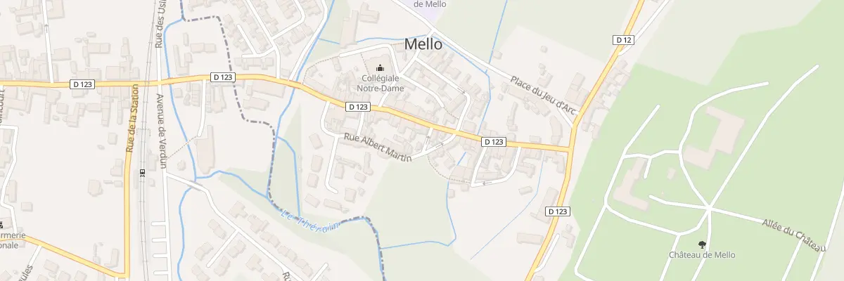 Plan du 21 Grande Rue à Mello