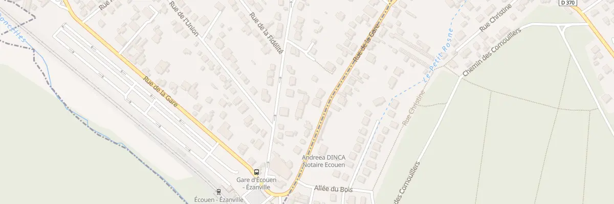 Plan du 26B Rue de la Gare à Ézanville