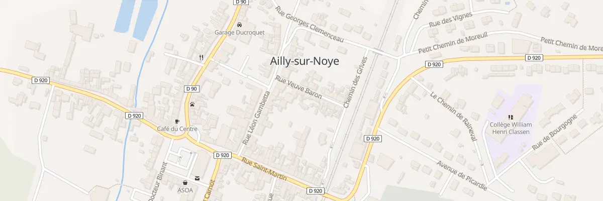 Plan du 6 Rue Veuve Baron à Bouillancourt-la-Bataille
