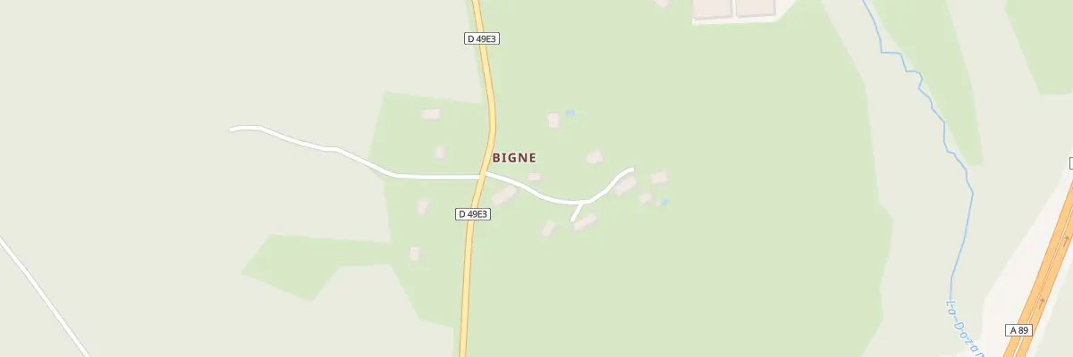 Plan du 4 Bigne à Saint-Fréjoux