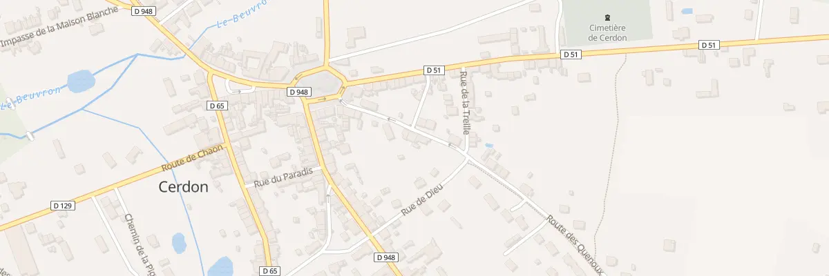 Plan du 4 Rte des Quenoux à Cerdon