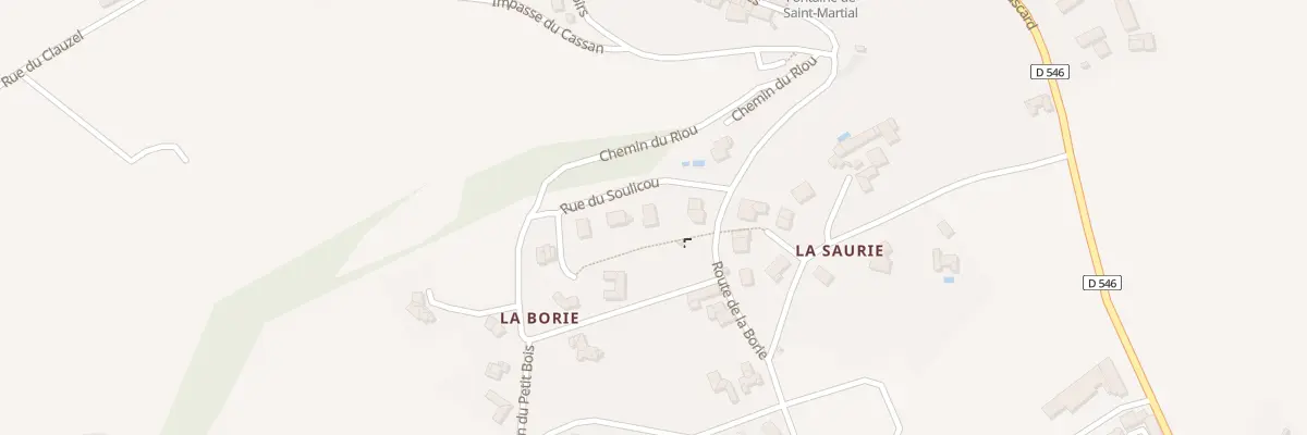 Plan du 5191 Rue du Soulicou à Gramond