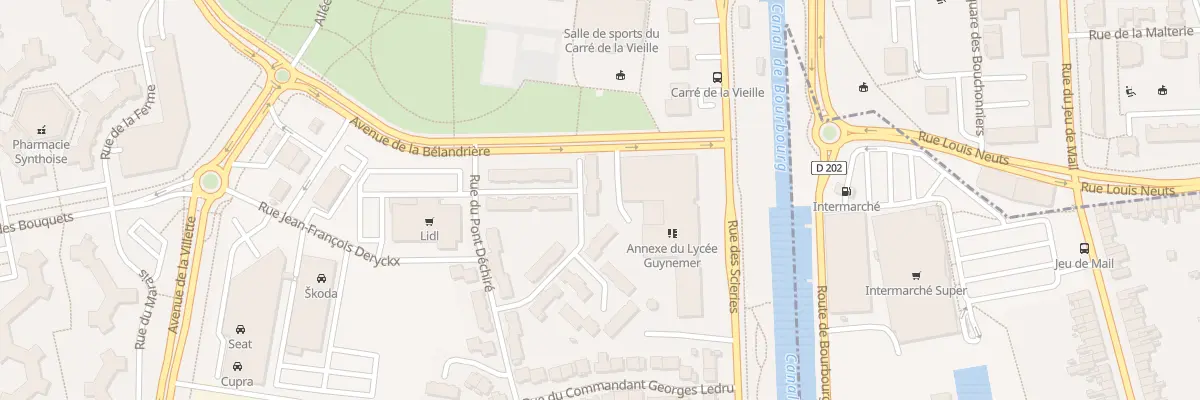 Plan du 117 Rue du Petit Repdick à Dunkerque