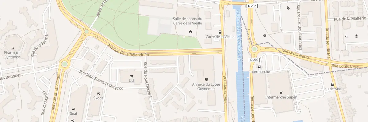 Plan du 101 Rue du Petit Repdick à Dunkerque