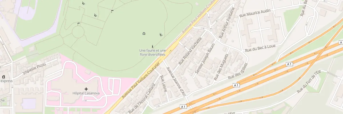 Plan du 32 Rue Roland Vachette à Saint-Denis