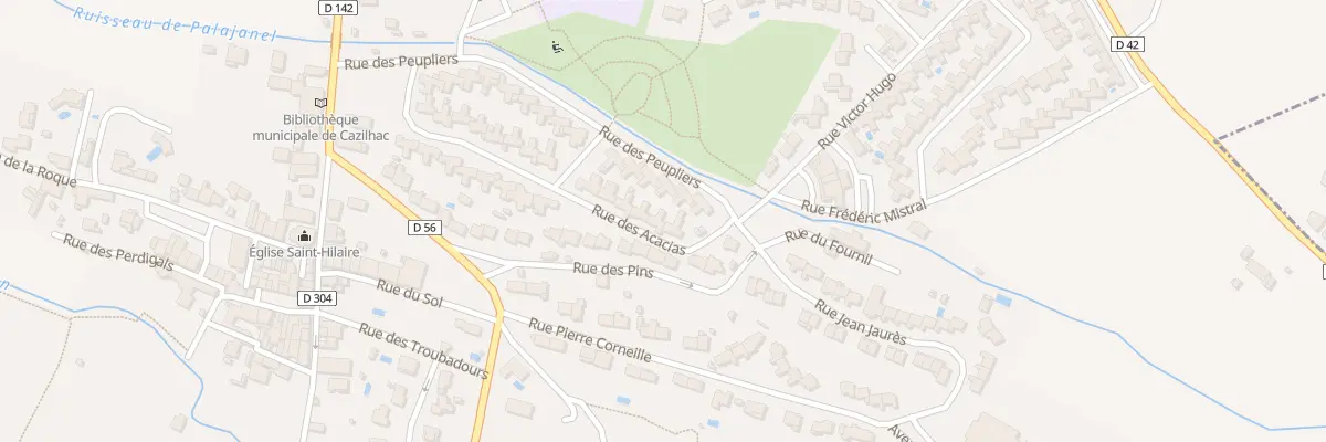 Plan du 4 Rue des Acacias à Cazilhac