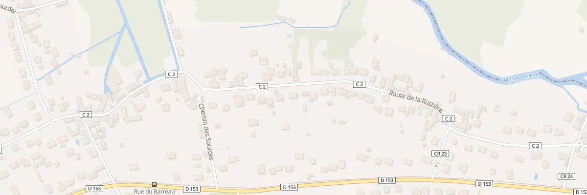 Plan du 5168 Rte de la Ruchère à Vayres-sur-Essonne
