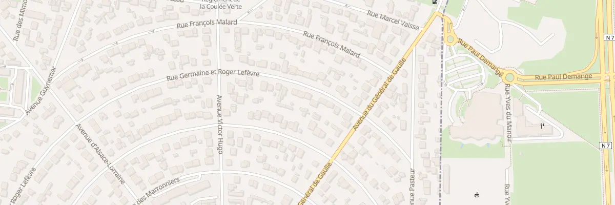 Plan du 96 Rue Germaine et Roger Lefèvre à Paray-Vieille-Poste