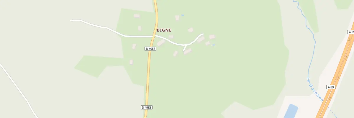 Plan du 5039 Bigne à Saint-Fréjoux
