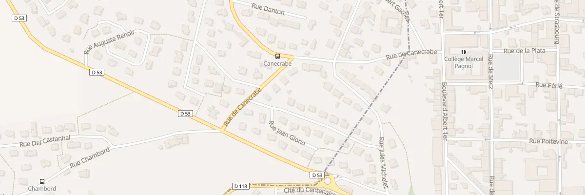 Plan du 3 Rue Ernest Renan à Aussillon