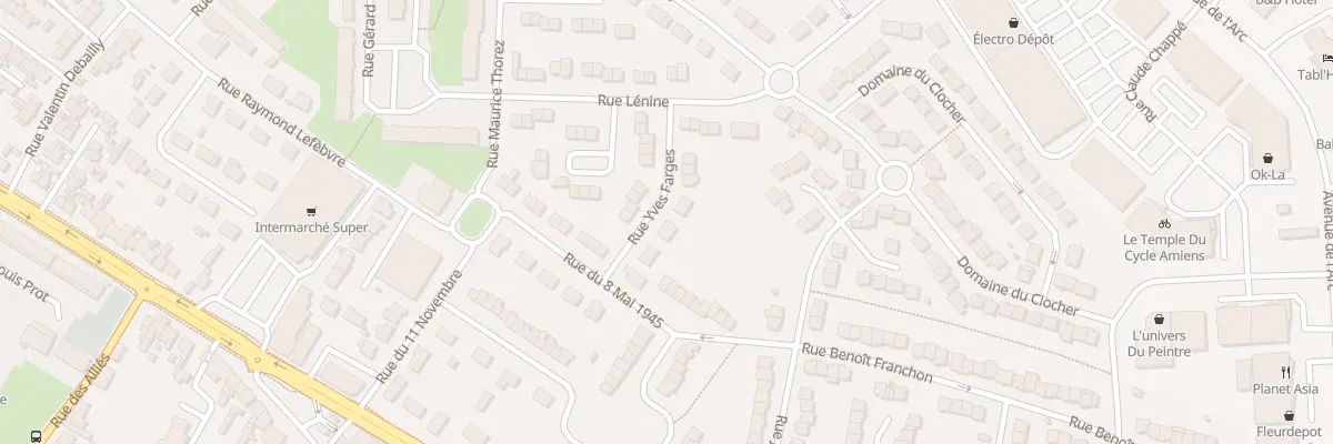 Plan du 4 Rue Yves Farges à Longueau