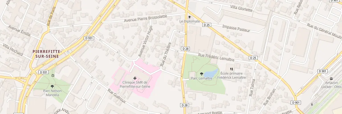 Plan du 9 Rue du Théâtre à Saint-Denis