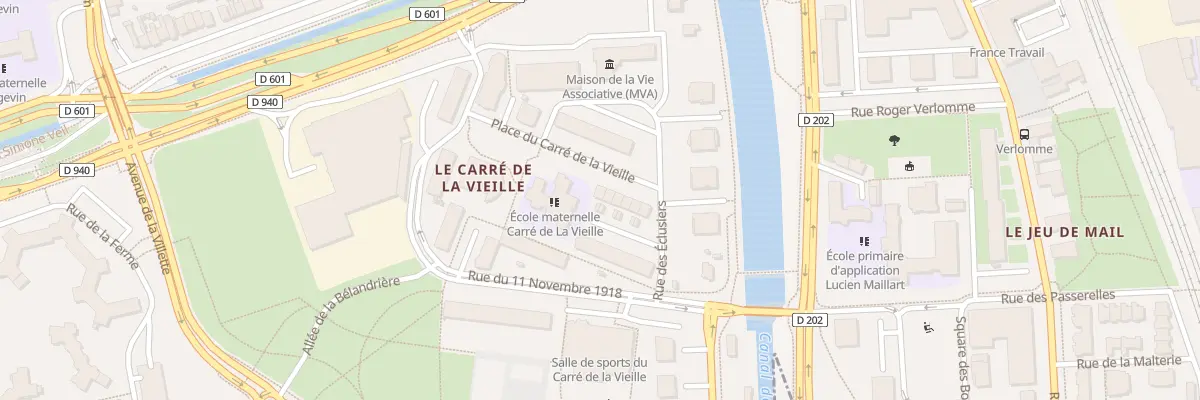 Plan du 120 Pl du Carré de la Vieille à Dunkerque