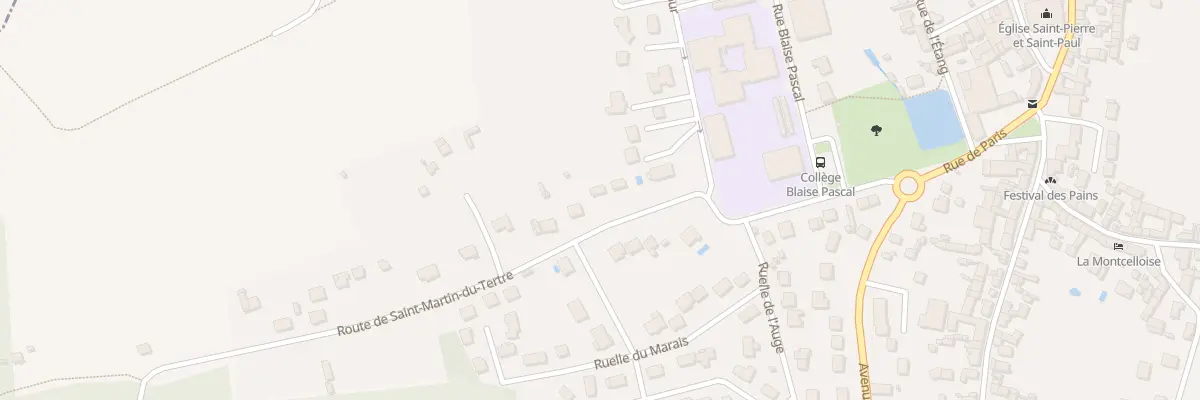 Plan du 4 Rte de Saint Martin du Tertre à Viarmes
