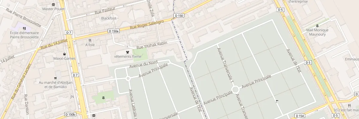 Plan du 1B Av du Boulodrome au Kremlin-Bicêtre