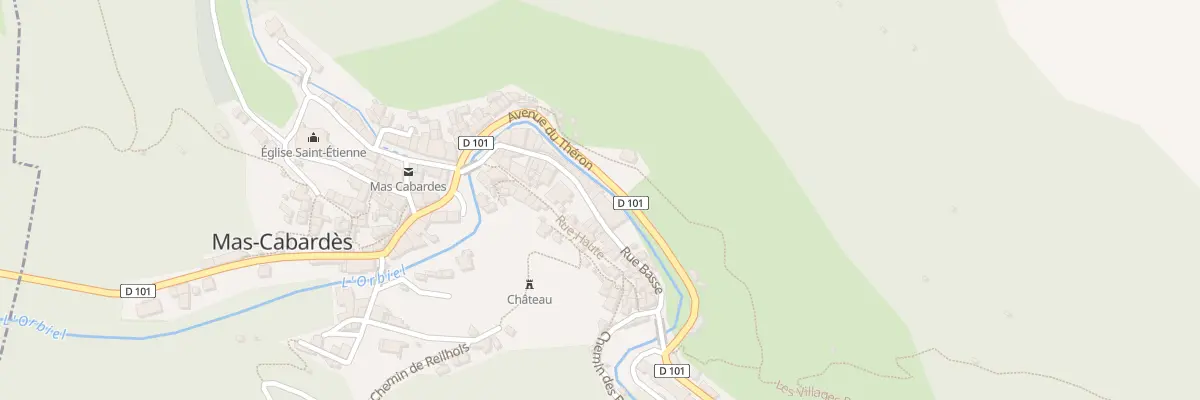 Plan du 36 Le Village à Mas-Cabardès