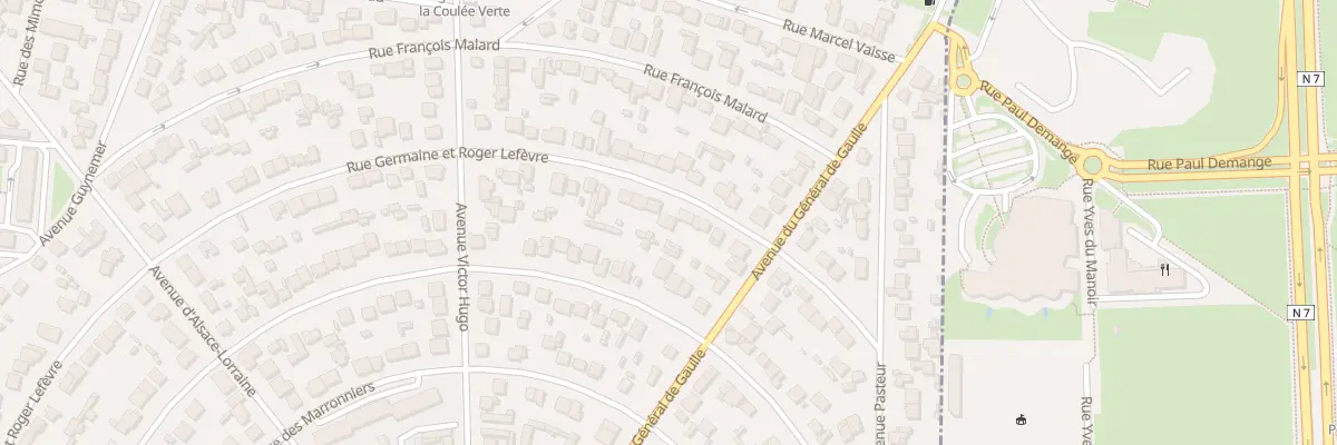 Plan du 98 Rue Germaine et Roger Lefèvre à Paray-Vieille-Poste