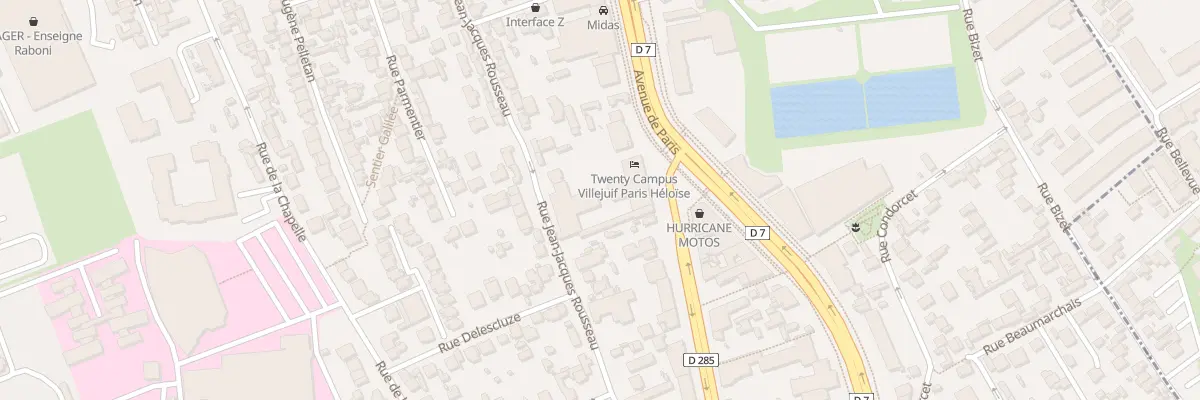 Plan du 49 Rue Jean-jacques Rousseau à Villejuif