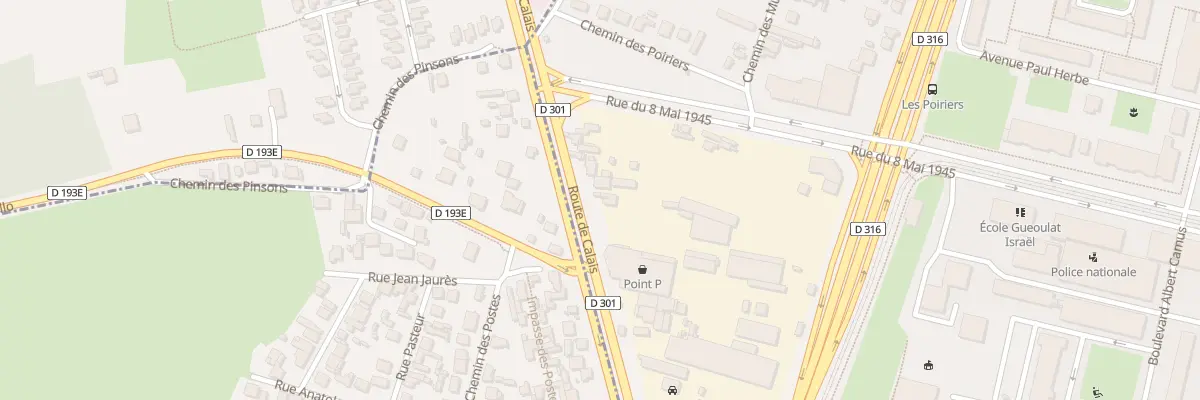 Plan du 46 Rte de Calais à Sarcelles