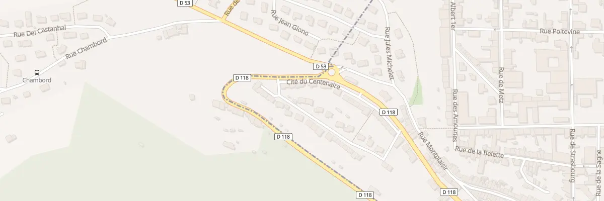Plan du 33 Rue Cite du Centenaire à Mazamet