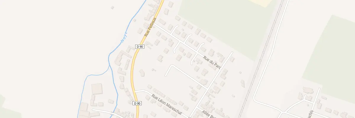 Plan du 13 Rue du Parc à Ailly-sur-Noye