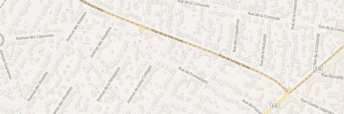 Plan du 62 Rue Fromenteau à Juvisy-sur-Orge