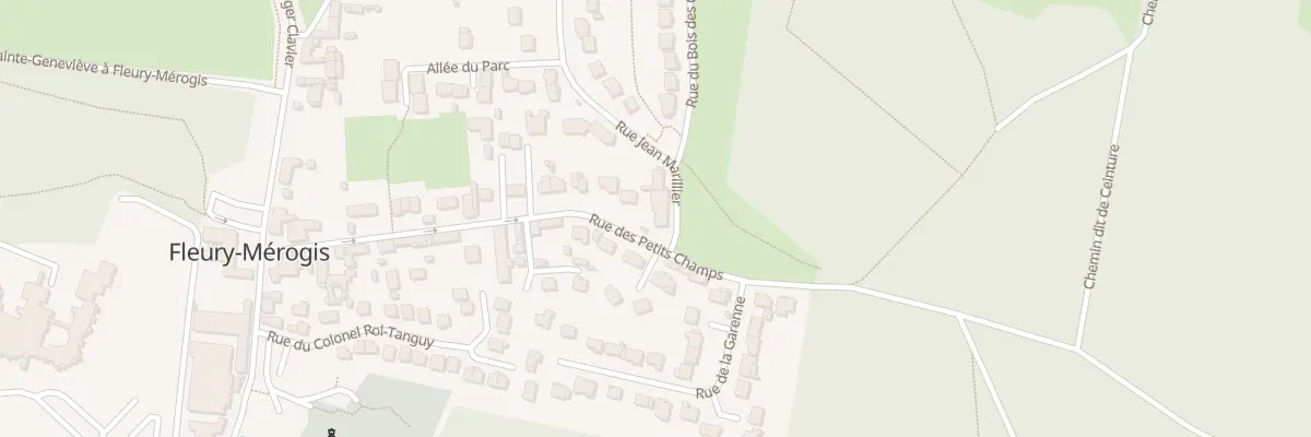 Plan du 16B Rue des Petits Champs à Fleury-Mérogis