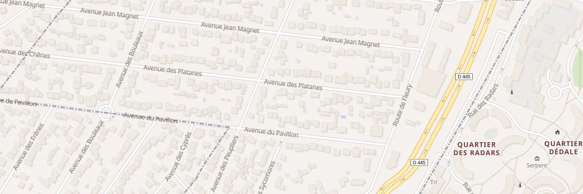 Plan du 29 Av des Platanes à Viry-Châtillon