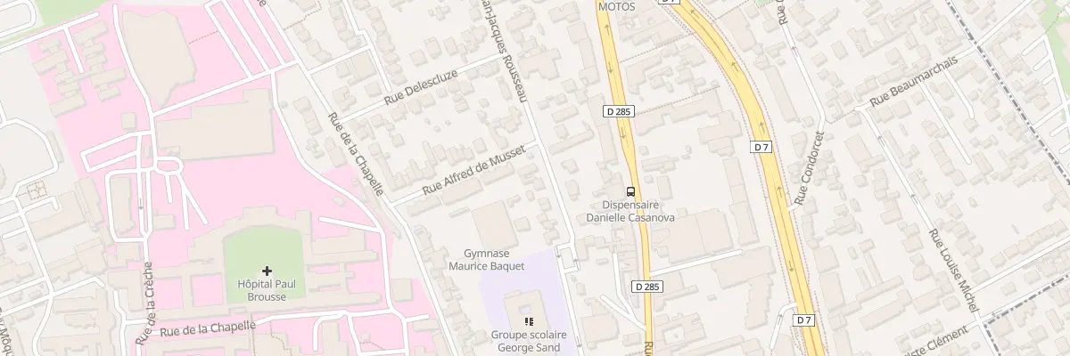 Plan du 64 Rue Jean-jacques Rousseau à Villejuif