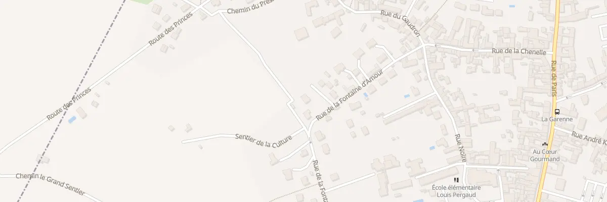 Plan du 22 Rue de la Fontaine d’Amour à Viarmes