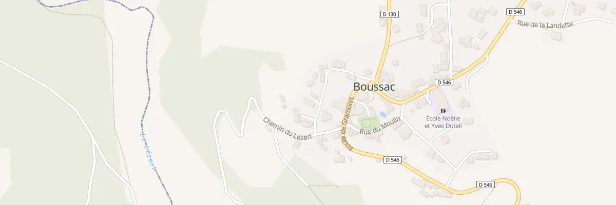 Plan du 5226 Pl de la Taverne à Boussac