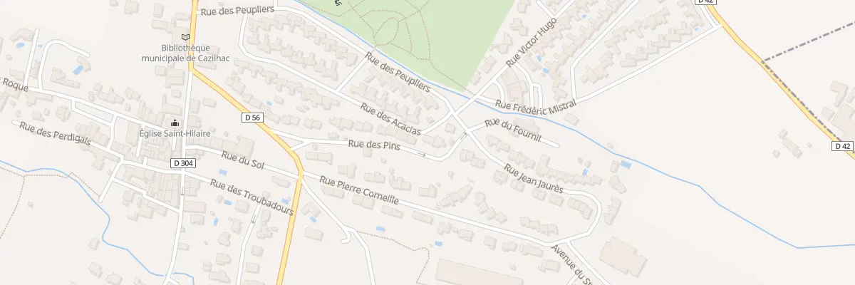 Plan du 5 Rue des Acacias à Cazilhac