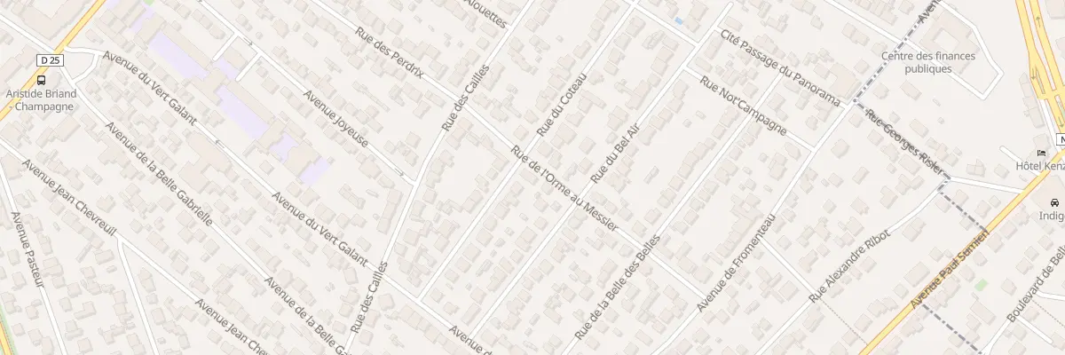 Plan du 22 Rue du Coteau à Savigny-sur-Orge
