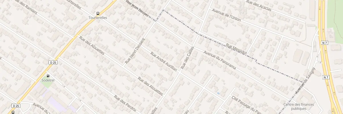 Plan du 10B Rue Andre Aurillon à Savigny-sur-Orge