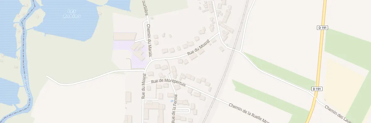 Plan du 26 Rue du Mosnil à Baulne