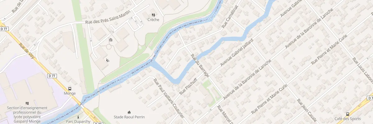 Plan du 15B Rue du Barrage à Viry-Châtillon