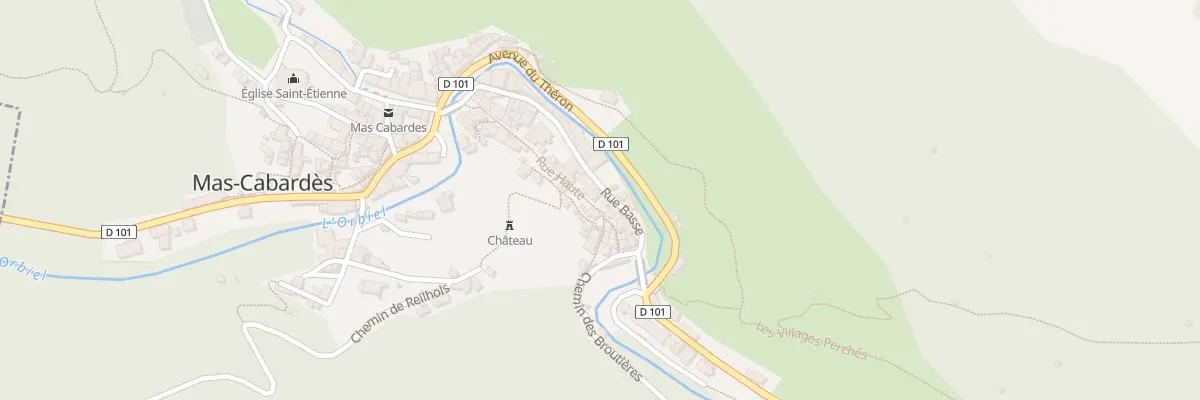 Plan du 58 Le Village à Mas-Cabardès