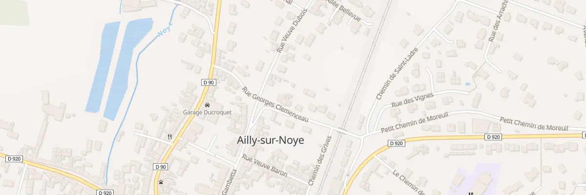 Plan du 21 Rue Georges Clémenceau à Ailly-sur-Noye