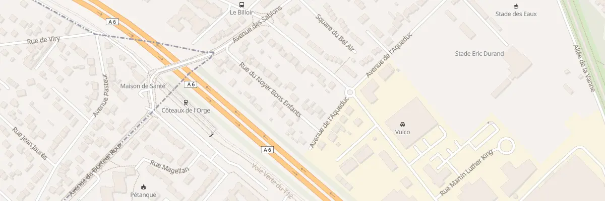 Plan du 21 Rue du Noyer Bons Enfants à Viry-Châtillon