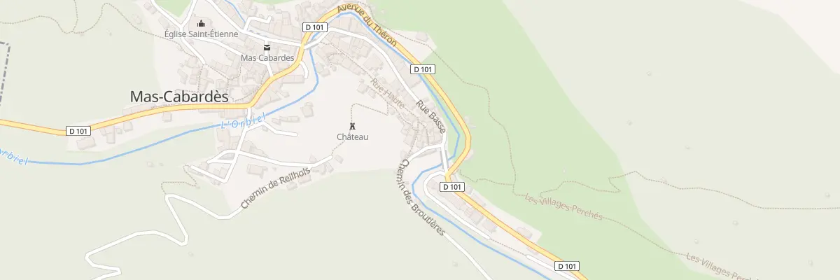 Plan du 65 Le Village à Mas-Cabardès