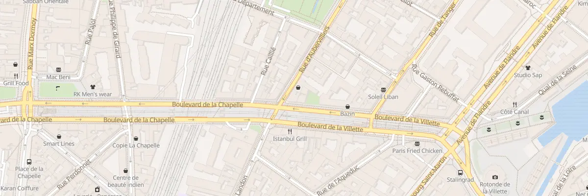 Plan du 244 Bd de la Villette à Paris 19e Arrondissement