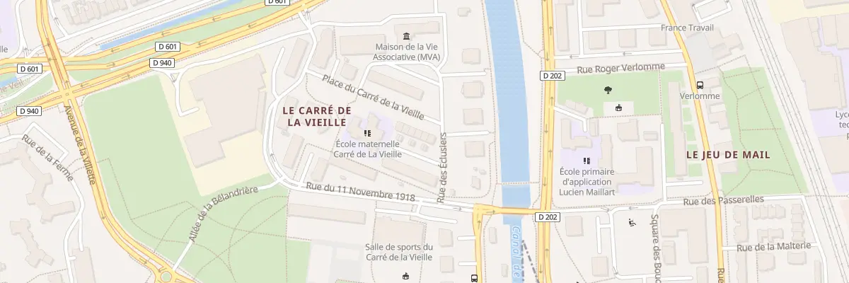Plan du 148 Pl du Carré de la Vieille à Dunkerque