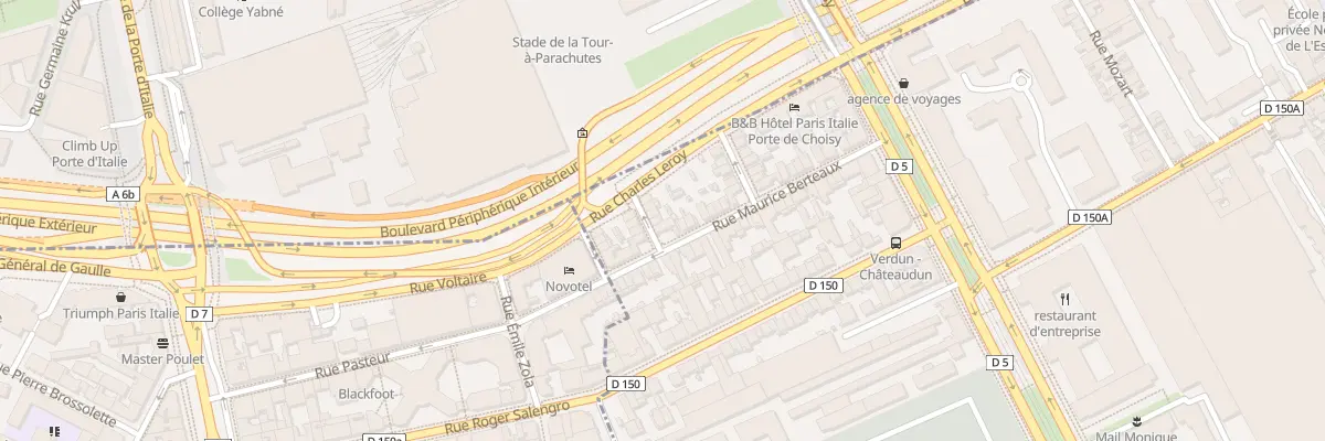 Plan du 11 Rue Louis Marchal à Ivry-sur-Seine